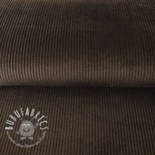 Velluto a coste dark brown