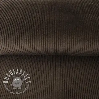 Velluto a coste dark brown