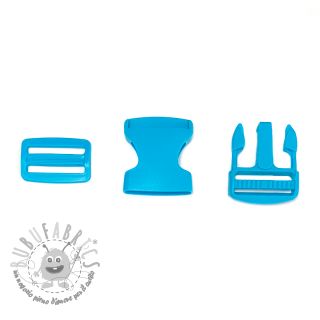 Fibbia lombare 38 mm aqua