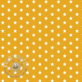 Tessuto di cotone Petit stars yellow