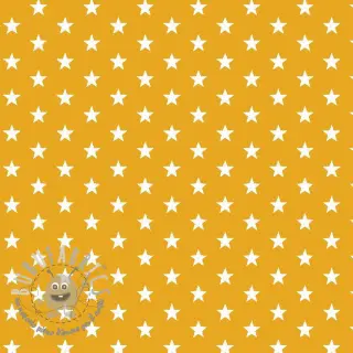 Tessuto di cotone Petit stars yellow