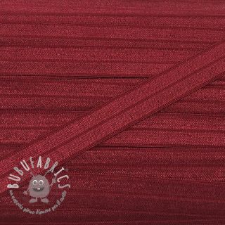 Elastico per bordatura 15 mm bordeaux