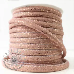 Cordoncino in tessuto scamosciato Luxe rose