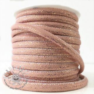 Cordoncino in tessuto scamosciato Luxe rose