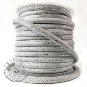 Cordoncino in tessuto scamosciato Luxe white