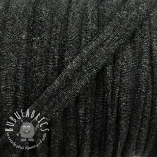 Passamaneria in maglia melange dark grey