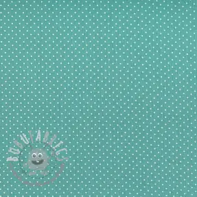 Tessuto di cotone Petit dots fresh sage