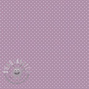 Tessuto di cotone Petit dots lilac
