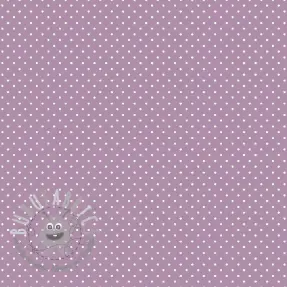 Tessuto di cotone Petit dots lilac