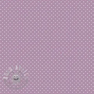 Tessuto di cotone Petit dots lilac