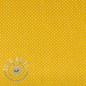 Tessuto di cotone Petit dots ochre