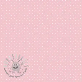 Tessuto di cotone Petit dots rose