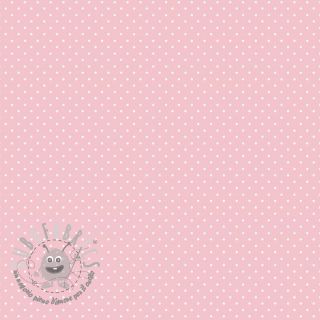 Tessuto di cotone Petit dots rose