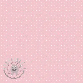 Tessuto di cotone Petit dots rose