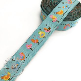 Nastro Bird song light blue