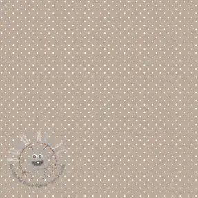 Tessuto di cotone Petit dots sand