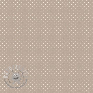 Tessuto di cotone Petit dots sand