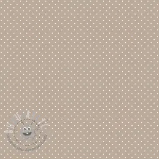 Tessuto di cotone Petit dots sand