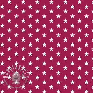 Tessuto di cotone Petit stars cerise