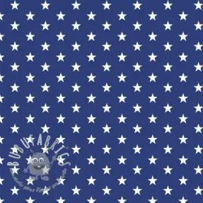 Tessuto di cotone Petit stars cobalt