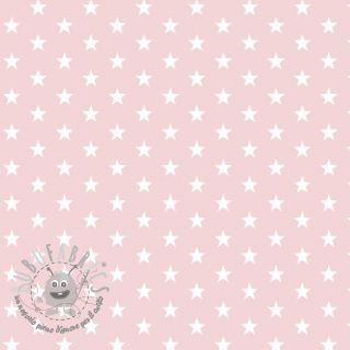 Tessuto di cotone Petit stars light rose