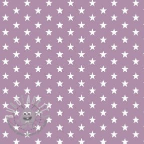Tessuto di cotone Petit stars lilac