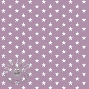 Tessuto di cotone Petit stars lilac