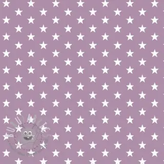 Tessuto di cotone Petit stars lilac