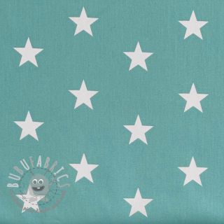Tessuto di cotone Stars fresh sage
