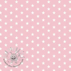 Tessuto di cotone Petit stars rose