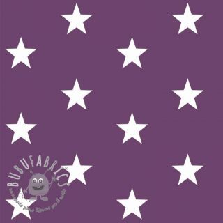 Tessuto di cotone Stars purple