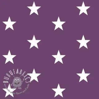 Tessuto di cotone Stars purple