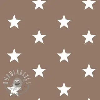 Tessuto di cotone Stars taupe