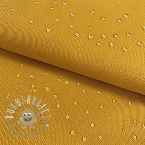 Tessuto antipioggia con trattamento idrofobo ochre