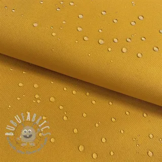 Tessuto antipioggia con trattamento idrofobo ochre