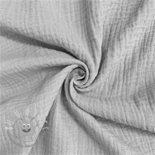 Mussola/Doppia garza light grey