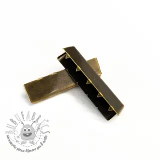 Terminale in metallo 40 mm messing