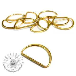 Semicerchio metallico 40 mm gold