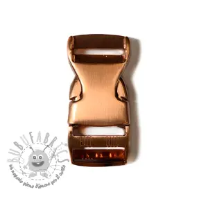 Fibbia a tre denti in metallo 25 mm copper