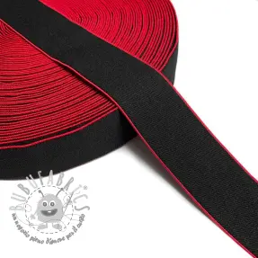 Elastico liscio 4 cm Rim red