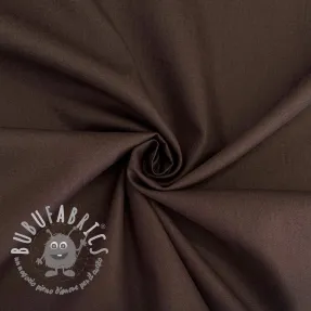 Popeline di cotone dark brown