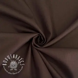 Popeline di cotone dark brown