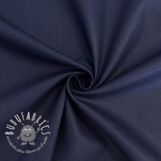 Popeline di cotone navy