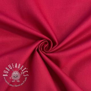 Popeline di cotone cerise