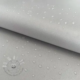 Tessuto antipioggia con trattamento idrofobo light grey