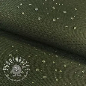 Tessuto antipioggia con trattamento idrofobo dark green