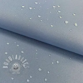 Tessuto antipioggia con trattamento idrofobo blue