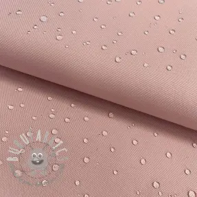 Tessuto antipioggia con trattamento idrofobo old rose
