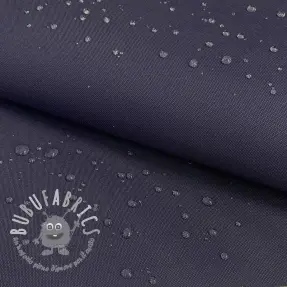 Tessuto antipioggia con trattamento idrofobo navy