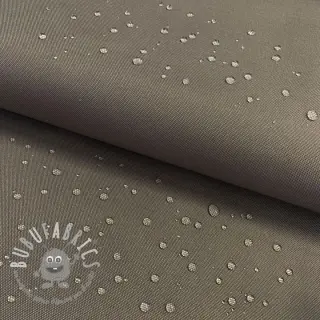 Tessuto antipioggia con trattamento idrofobo dark grey